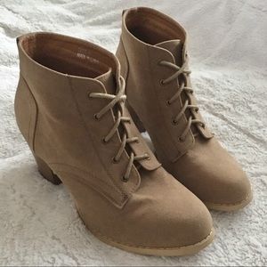 Wet Seal Lacey Suede Bootie